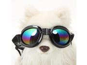 Fashionable Decorative Practical Resin Dog Sunglasses Black