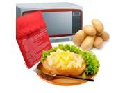 Microwave Oven Baked Potatoes Bag Red