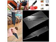 Portable Folding Safety Razor Sharp Credit Card Mini Knife Black