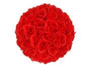 New 9.84 inch Wedding Decor Romantic Super Flower Kissing Ball Red
