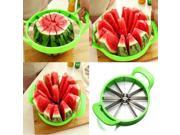 Big Size Stainless Steel Apple Watermelon Cutter Melon Slicer Kitchen Fruit Divider Tools Random Color