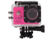 SJ7000 2.0 LCD 1080p Wifi 170° Wide angle Outdoor Waterproof Sport Camcorder Rose Red