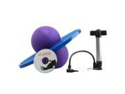 Rock Hopper Balance Pogo Jumping Exercise Space Ball Toy Purple Ball Blue Board