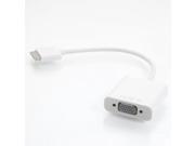 High Quality 30 Pin to VGA PVC Adapter Connector Cable for iPad White
