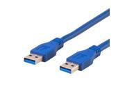 3M USB 2.0 Male to Male Extension Data Cable Blue
