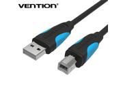 Vention VAS A16 USB 2.0 Cable A Male to B Male Cord Black White for Printer Scanner