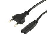 High Quality 2 Prong Style EU Notebook AC Power Cord Length 1.5m