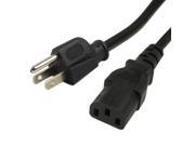 High Quality 3 Prong Style US Notebook AC Power Cord Length 1.8m