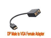 DisplayPort DP Male to VGA Female Adapter Cable