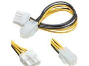 4 Pin Male to 8 Pin Female EPS ATX Desktop Power Supply Cable Adapter