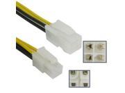 4 pin Male to 4 pin Female ATX Power Extension Cable