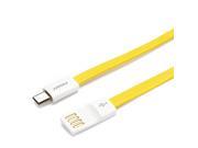PISEN 2.4A Flat Micro USB Charging Data Cable 800mm For Cellphone