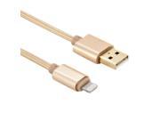 Woven Style Metal Head 8pin to USB Data Sync Charging Cable for iPhone 6 Plus 6s Plus iPhone 5 5S 5C iPad Air 2 Air iPad mini 3 mini 2 Length