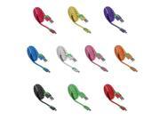 1M Braided Fabric Colorful USB Data Sync Charger Cable For Samsung