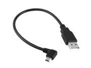 90 Degree Mini USB Male to USB 2.0 AM Adapter Cable Length 25cm
