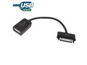USB OTG Cable for Samsung Galaxy Tab P3100 P5100 P6200 P6800 P7100 P7300 P7500 N5100 N8000 Black