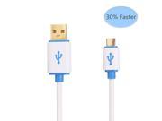 Up to 30% Faster High Speed Micro Lightning USB Cable For Mobile Phone