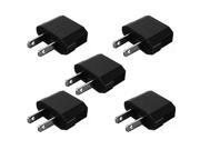 5XEU To US Travel Charger Adapter Plug Outlet Converter