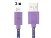 Nylon Netting Style Micro 5 Pin USB Data Transfer Charge Cable for Samsung Galaxy S IV i9500 S III i9300 Note II N7100 Nokia HTC Blackberry
