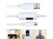 USB 2.0 to Micro USB with USB OTG Adapter Converter Charging Sync Data Cable