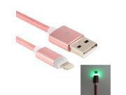 1m Woven Style 8pin to USB Data Sync Cable with LED Indicator Light for iPhone 6 Plus 6s Plus 6 6s 5 5S 5C iPad Pro Air 2 Air mini 3 mini