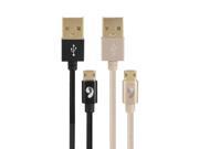 Nine 2.1A Double Sided Micro USB Charging Data Cable For Samsung Xiaomi SONY HUAWEI