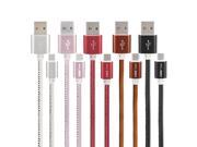 TIANSTON Leather 1m Micro USB 5V 1A 9V 2A Charge Data Cable For Xiaomi Huawei Meizu UMI Doogee HTC