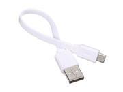 White 20cm XiaoMi Micro USB Charger Data Cable For Mobile Phone