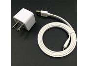 Yellowknife US 2USB Ports Wall Charger Adapter And MFI Flat Lightning Charger Cable For iPhone iPad iPod