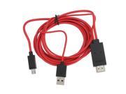 Micro USB to HDMI HDTV Adapter Cable for Cellphones with Micro Port