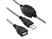 USB 2.0 AM to AF Extension Cable Length 15m Black