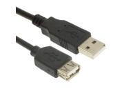 USB 2.0 AM to AF Extension Cable Length 5m Black