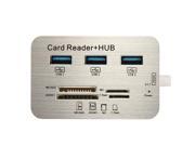 7 in1 USB 3.1 Type C To USB 3.0 Hub MS M2 SD TF Card Reader Hub For Macbook Google Chromebook
