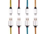 JOYROOM 1M 2.1A Nylon Weaving Style Micro USB Charger Date Cable for Cellphone