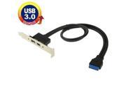 2 x USB 3.0 AF to 20Pin Cable Length 50cm