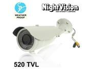 1 3 SONY 520TVL 16mm Lens IR Waterproof Color CCD Video Camera IR Distance 50m Size 300 x 90 x 90mm