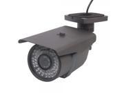 1 3? Sony 700TVL 72 LEDs Night Vision Waterproof Camera with Power Supply Dark Gray