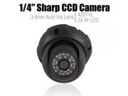 1 4? Sharp CCD HD 420TVL 24IR LED Security Night Vision Metal Camera