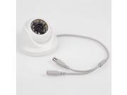 1 3? CMOS 380TVL 24 IR LED Security Camera with Decorative Border White