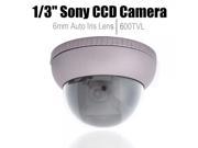1 3? Sony CCD 600TVL Indoor Dome Security Camera