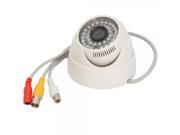 1 3? Cmos 380TVL 36IR LED Waterproof Audio Night Vision Camera White