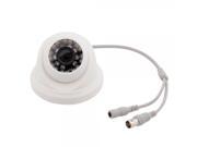 1 3? SONY CCD 650TVL 24 IR LED Waterproof Security Camera with Decorative Border White
