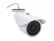 1.0MP CMOS 720P H.264 IR CUT Infrared Motion Detection Surveillance Bullet IP Camera White