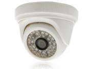 1 4? CMOS 1000TVL 3.6mm 48 LED NTSC IR CUT CCTV Video Dome Camera White