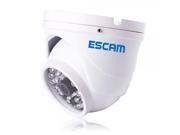 Escam HD 720P Waterproof P2P IP IR Dome Camera with IR Cut