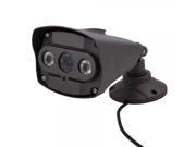 1 3? SONY CCD 700TVL 2 LEDs Array 8mm Lens Night Vision Waterproof Security CameraGray