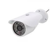 1 3? SONY CCD 700TVL 48 LEDs Array 6mm Lens Night Vision Waterproof Security Camera White