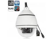 H.264 Wired HD 2.0 Mega Pixels 3.7 14.8mm Lens PTZ IP Camera Face Detection Auto Cruise Privacy Mask Support Pan Tilt Control Support 1600 x 1200