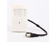 1 3? Sharp Color CCD Day and Night Motion Detector Type Pinhole Camera White