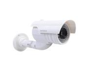 Fake Dummy Surveillance IR LED Imitation Security Camera Silver